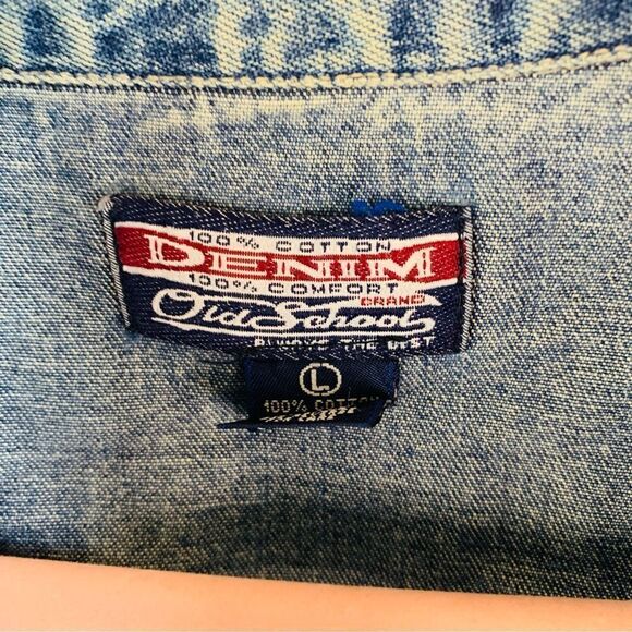 Denim Old School Jacket - Picture 2 of 3